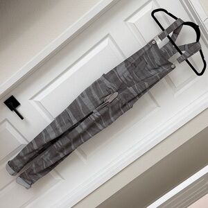 Z Supply Women's Gray Camouflage Overalls